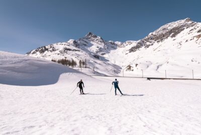 Langläufer am Firnen