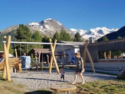 Spielplatz direkt beim Restaurant